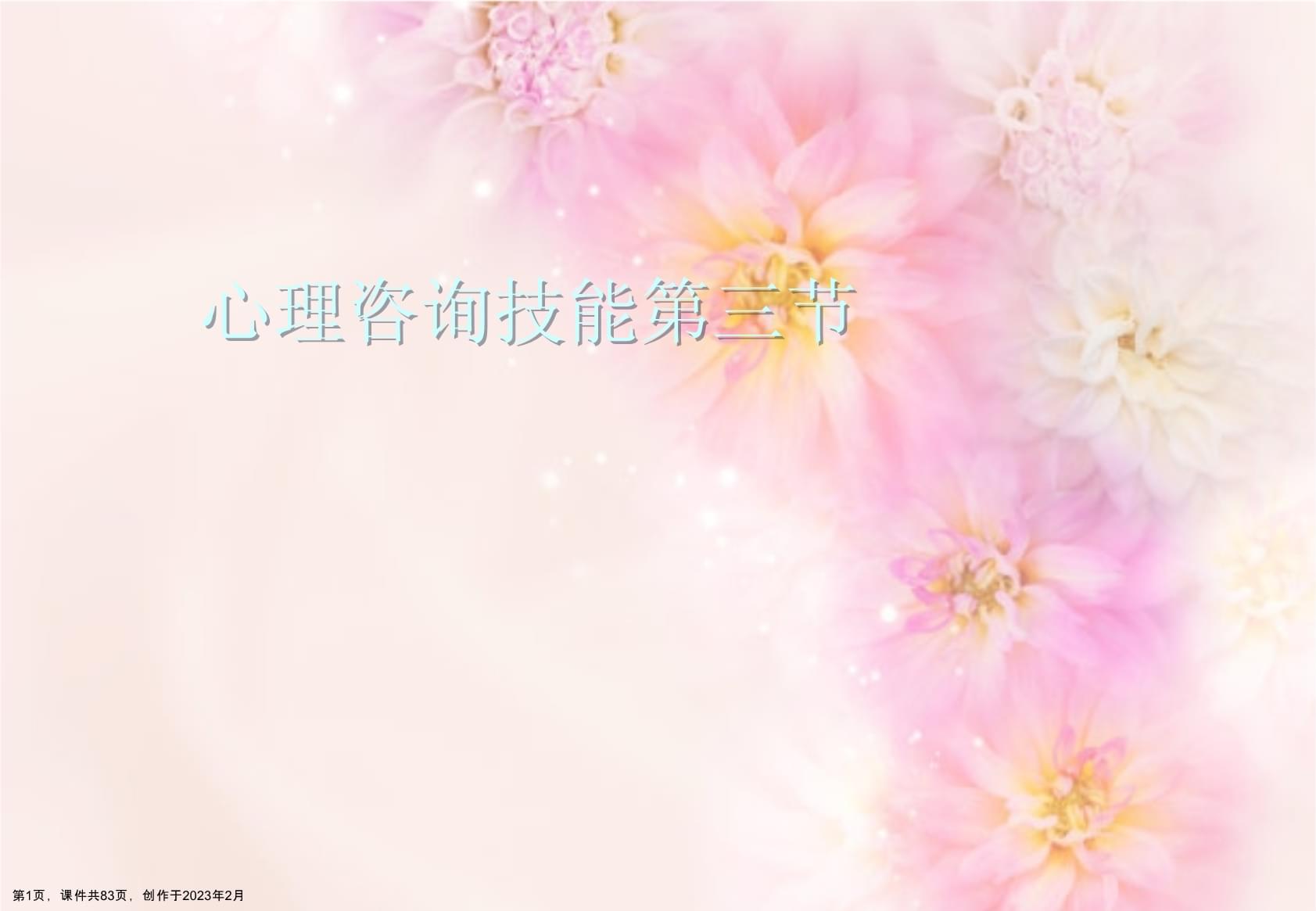 心理咨詢技能第三節 技術咨詢的原理、流程與核心要訣